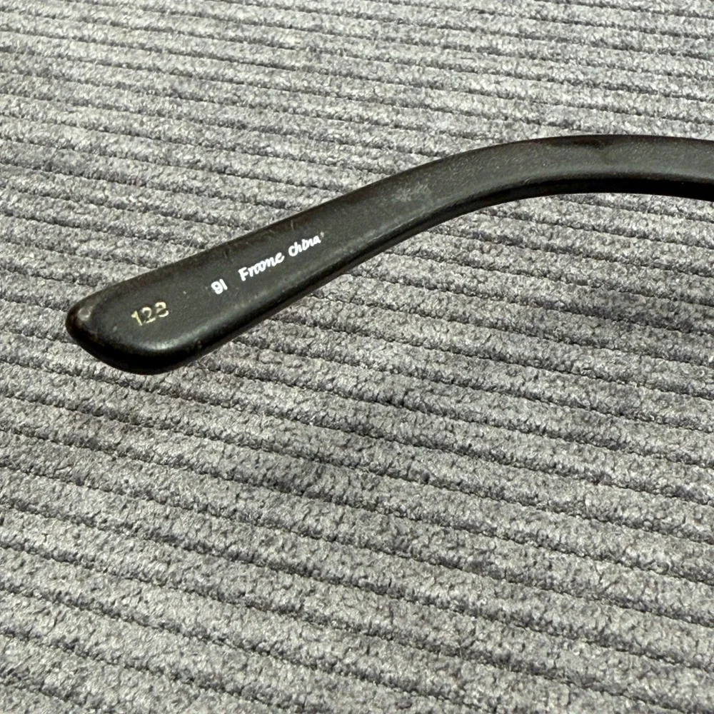GUESS GU1463A BRN Brown Rectangular Half‎ Rim Y2K Eyeglasses 50-15-130